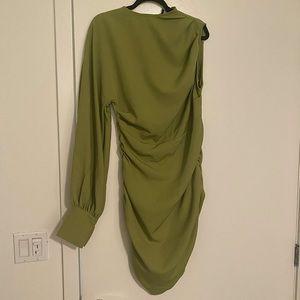 One sleeve wedding guest dress